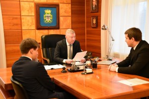 Встреча председателя коллегии с главой администрации Ленинского района